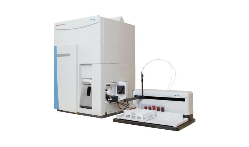 Industrial ICP-MS instrument used in petrochemical and oil & gas laboratories